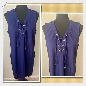 NWT PREMISE NAVY BLUE DRESS SZ XL